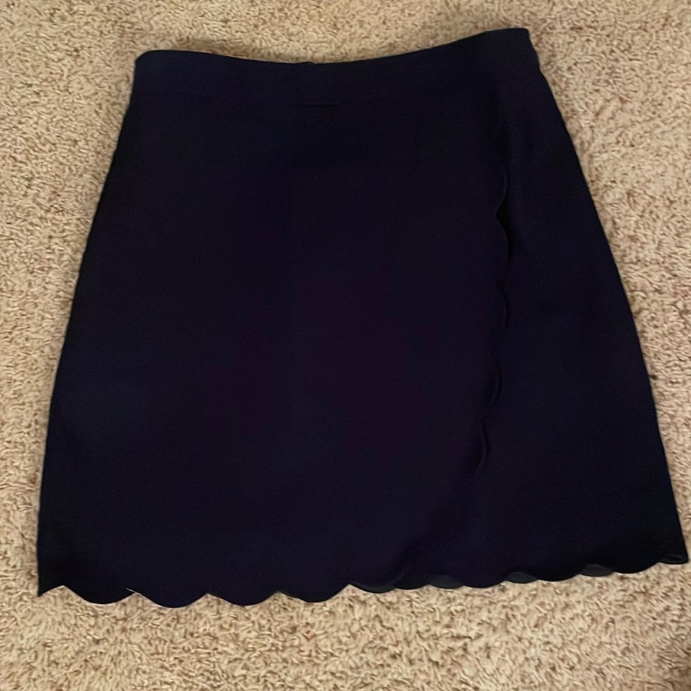 J Crew Factory Scalloped Skirt
